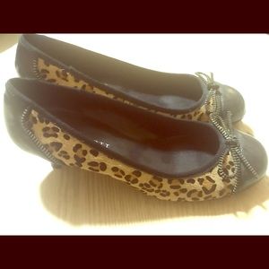 Leopard print heels